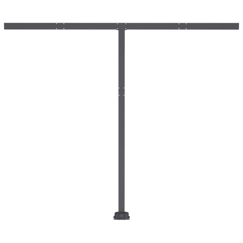 Tenda da Sole Manuale Autoportante 300x250 cm Gialla/Bianca 3069698