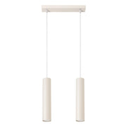 Lampada a sospensione MODENO beige barra 2xGU10 30cm