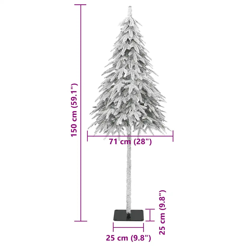 Albero di Natale Artificiale con Neve Fioccata 150 cm