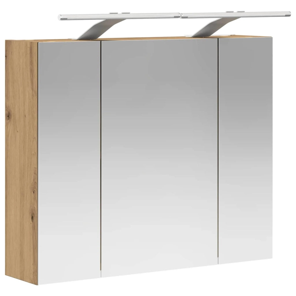 Mobiletto per specchio da bagno Rovere Artigianale