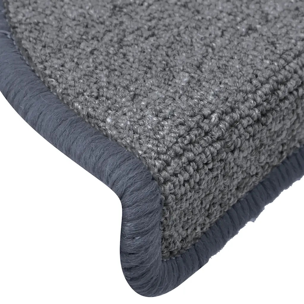 Tappetini per Scale 30 pz Grigio Chiaro e Blu 65x24x4 cm