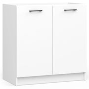 Mobile da cucina per incasso del forno AKORD S80 sistema OLIWIA Bianco 80 cm 2 ante 80x46x82 cm