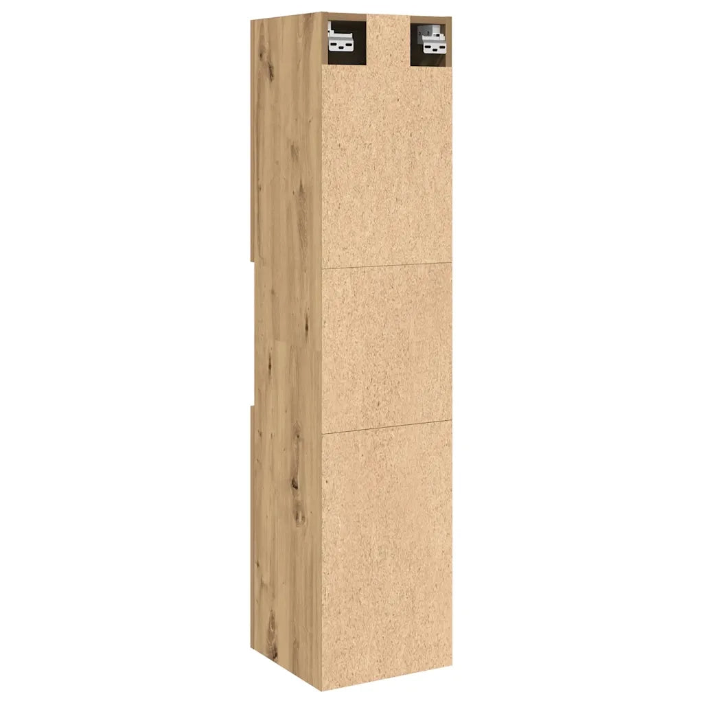 Mobile Pensile Bagno Rovere Artigianale 30x30x130cm Truciolato 856222