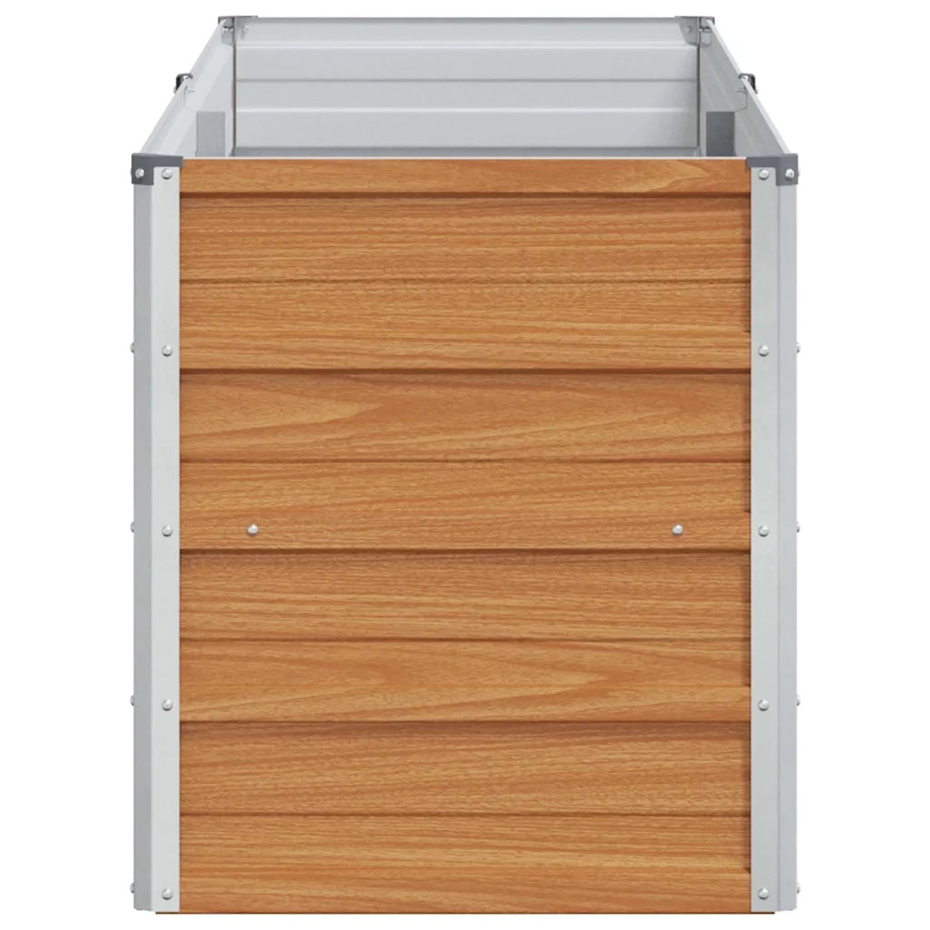 Fioriere | Cassetta per fiori | Letto rialzato da giardino Marrone Chiaro 160 x 40 x 45 cm