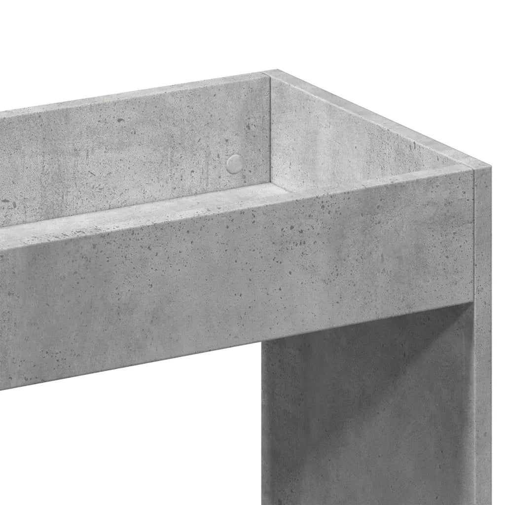 Credenza Grigio Cemento 63x33x180 cm in Truciolato