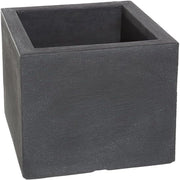 Pialla Palermo look lastre grigio 30x30x26 cm - per esterno - plastica - decorazione giardino