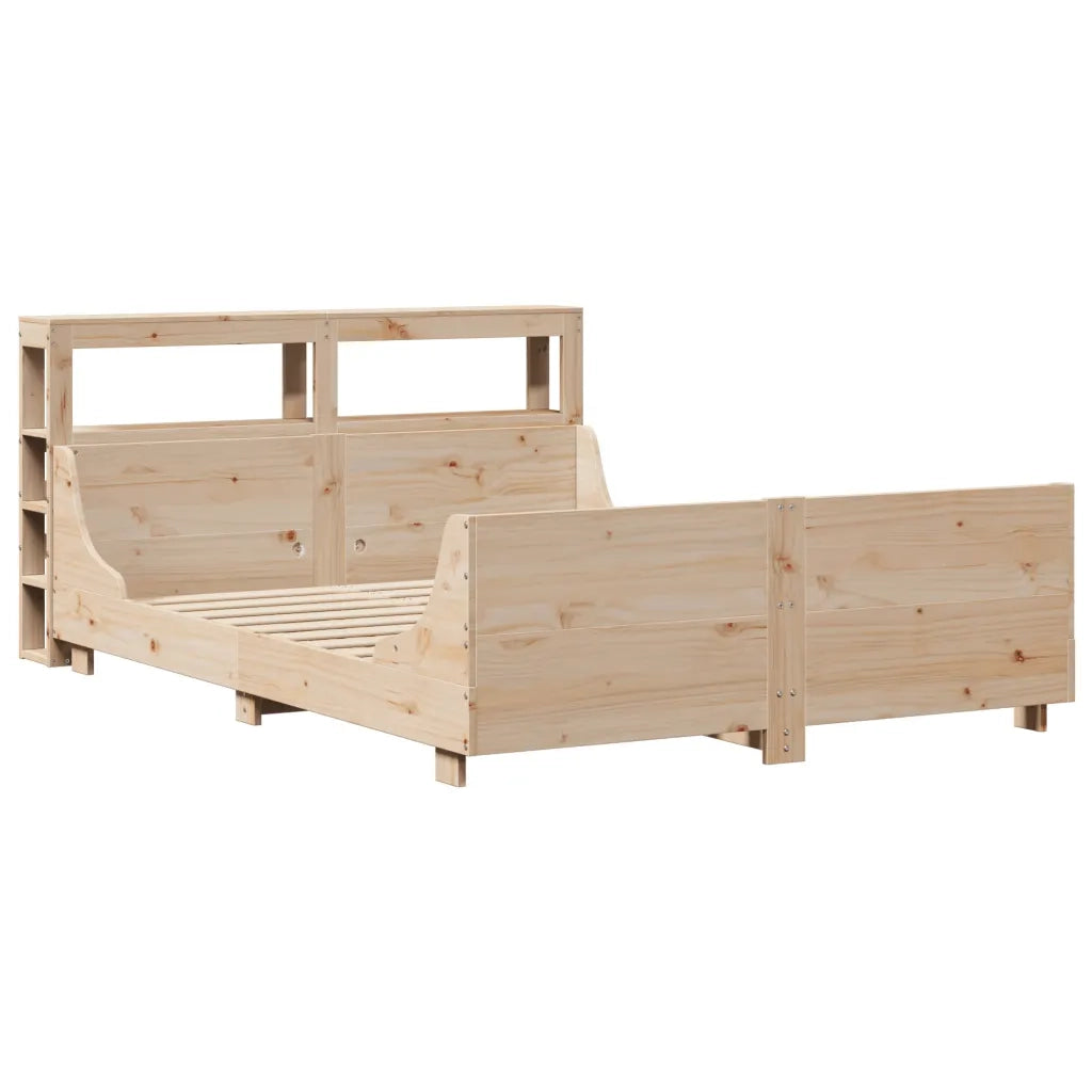 vidaXL Letto senza Materasso 140x200 cm in Legno Massello di Pino