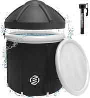 Bagno di ghiaccio portatile - Adatto alla tecnica Wim Hof - Contenitore da bagno - Bacinella da bagno - Bacinella esterna - Bacinella portatile - Bacinella da trasporto - Tecnica del bagno di ghiaccio