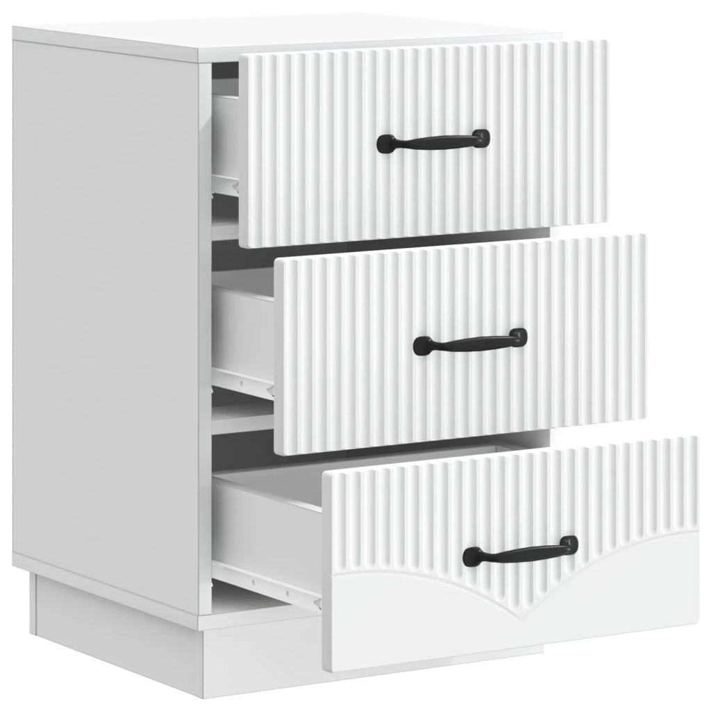 Armadio da Notte Bianco 43 x 41 x 63,5 cm Legno ingegnerizzato 895245