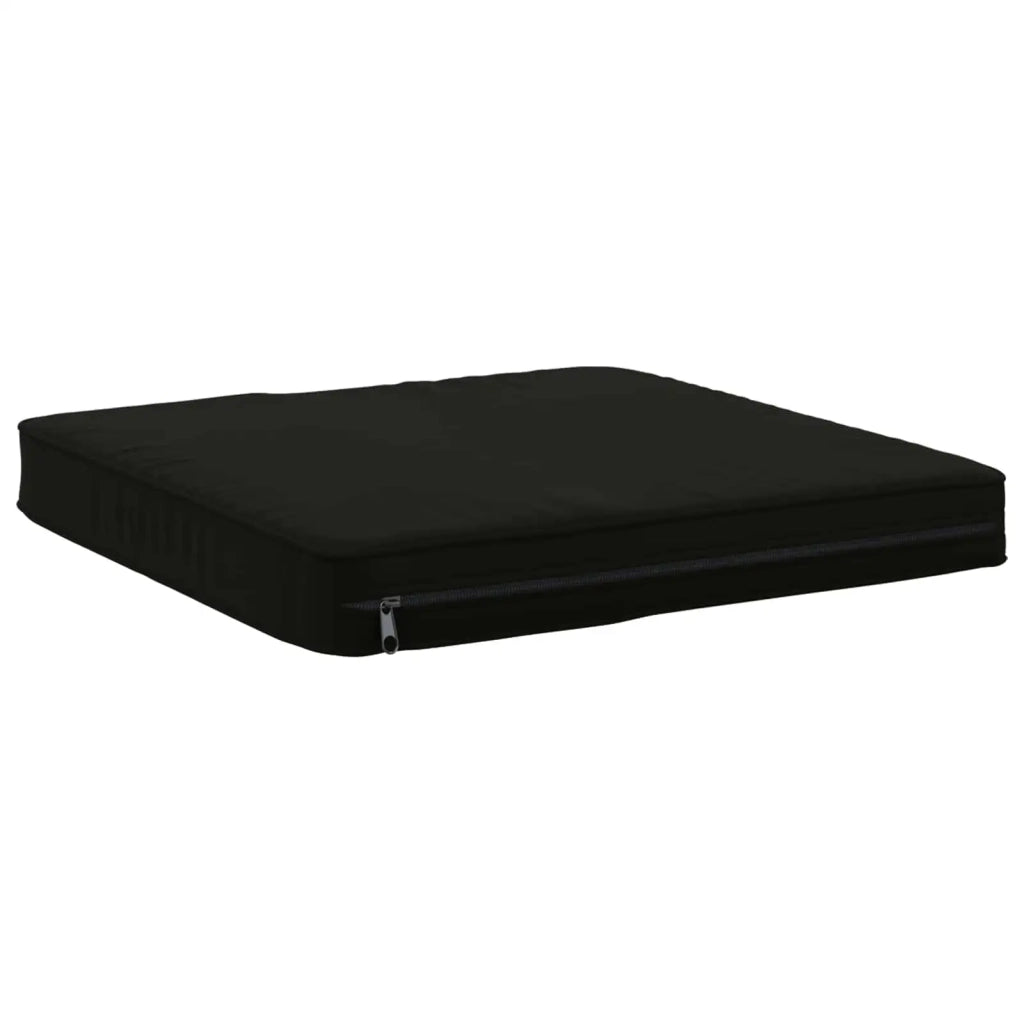 Cuscini per Sedia in 4 Pezzi VUGHT 4 pcs 100% Poliestere Nero 946224