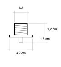 Soffioncino spruzzino laterale nebulizzante in ottone