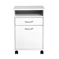 CASSETTIERA PORTADOCUMENTI DA UFFICIO IN LEGNO CON 2 SCOMPARTI 40X35X60 CM