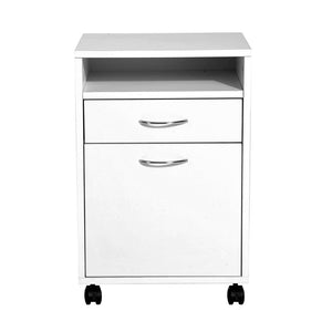 CASSETTIERA PORTADOCUMENTI DA UFFICIO IN LEGNO CON 2 SCOMPARTI 40X35X60 CM