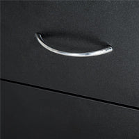 CASSETTIERA A ROTELLE DA UFFICIO SALVASPAZIO IN LEGNO 41 X 39 X 58 CM NERO