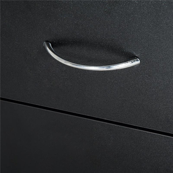 CASSETTIERA A ROTELLE DA UFFICIO SALVASPAZIO IN LEGNO 41 X 39 X 58 CM NERO