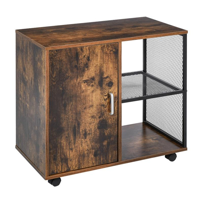 MOBILE MULTIUSO PER STAMPANTE CON ROTELLE STILE NORDICO CASA E UFFICIO