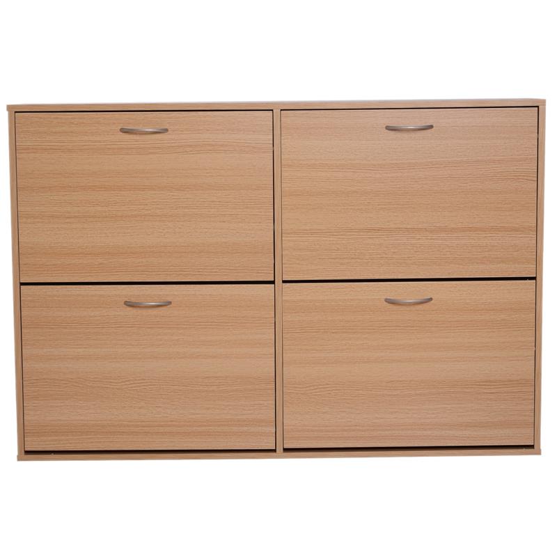 SCARPIERA SALVASPAZIO CAPACITÀ 24 INGRESSO E CAMERA DA LETTO LEGNO 120X24X81 CM