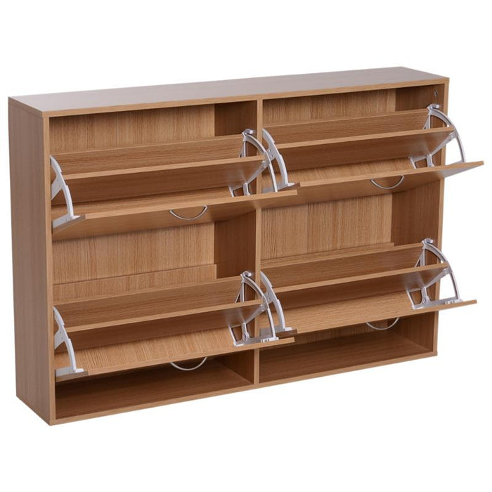 SCARPIERA SALVASPAZIO CAPACITÀ 24 INGRESSO E CAMERA DA LETTO LEGNO 120X24X81 CM