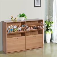 SCARPIERA SALVASPAZIO CAPACITÀ 24 INGRESSO E CAMERA DA LETTO LEGNO 120X24X81 CM