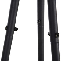 APPENDIABITI AD ALBERO CON 2 RIPIANI NERO E MARRONE IN METALLO E LEGNO