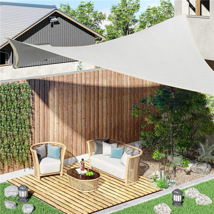 VELA OMBREGGIANTE RETTANGOLARE 3 X 4 MT COLORE BIANCO CREMA