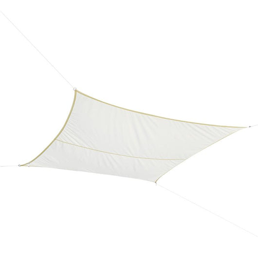 VELA OMBREGGIANTE RETTANGOLARE 3 X 4 MT COLORE BIANCO CREMA