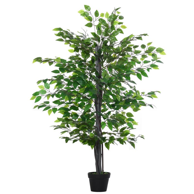 ALBERO BANIANO ARTIFICIALE PIANTA FINTA INTERNO ED ESTERNO ALTA 145CM