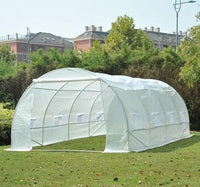 SERRA DA GIARDINO A TUNNEL SERRA PER PIANTE IN ACCIAIO ANTI-UV BIANCO