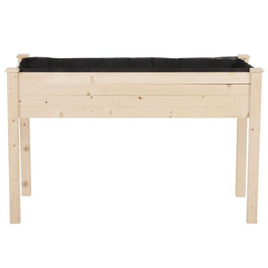 ORTO URBANO AIUOLA PENSILE TAVOLO PORTA PIANTE CON FODERA IN TESSUTO