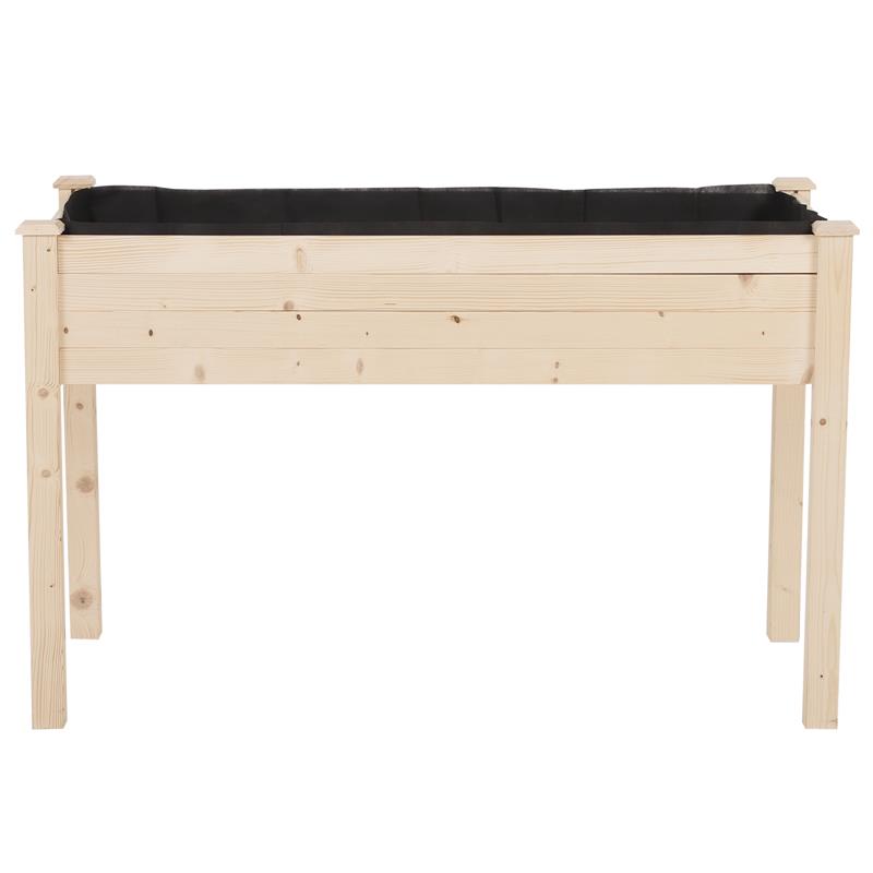 ORTO URBANO AIUOLA PENSILE TAVOLO PORTA PIANTE CON FODERA IN TESSUTO