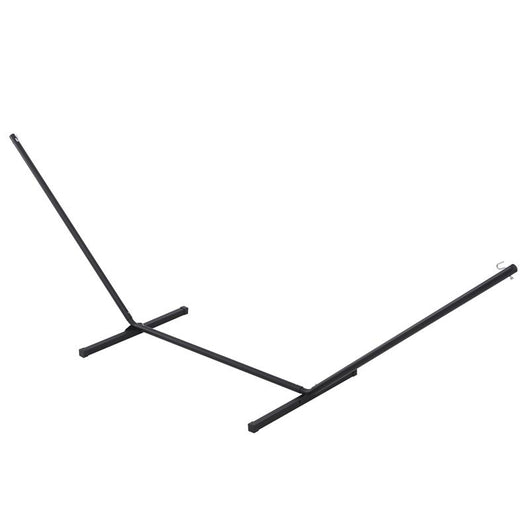 STRUTTURA PORTANTE PER AMACA SUPPORTO MAX 150 KG IN METALLO 360X92X115 CM NERO