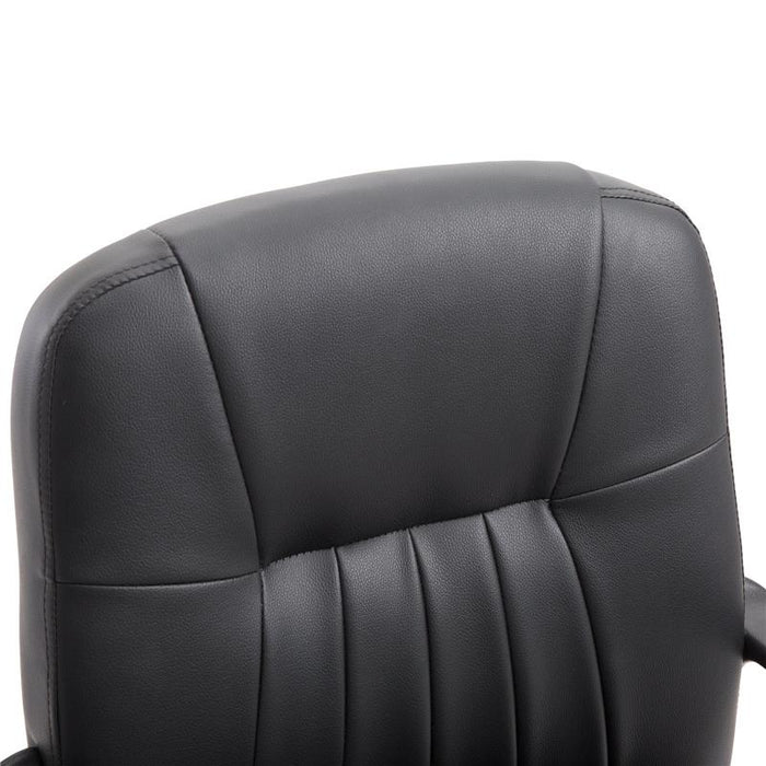 SEDIA UFFICIO ERGONOMICA IMBOTTITA GIREVOLE CON ROTELLE NERO