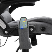 POLTRONA RELAX PER UFFICIO E CASA CON SETTE PUNTI DI MASSAGGIO GRIGIA