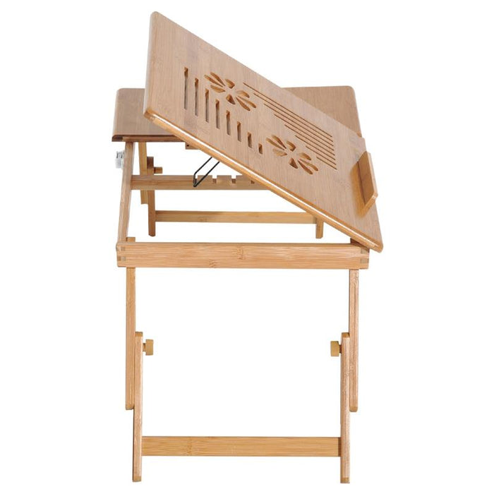 TAVOLINO DA LETTO PER PC PORTATILE CON SISTEMA DI RAFFREDDAMENTO 55X35X22-30 CM