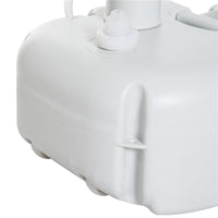LAVABO PORTATILE SERBATOIO ACQUA 17 L SAPONE 3.5 L CISTERNA DI SCARICO 24 L