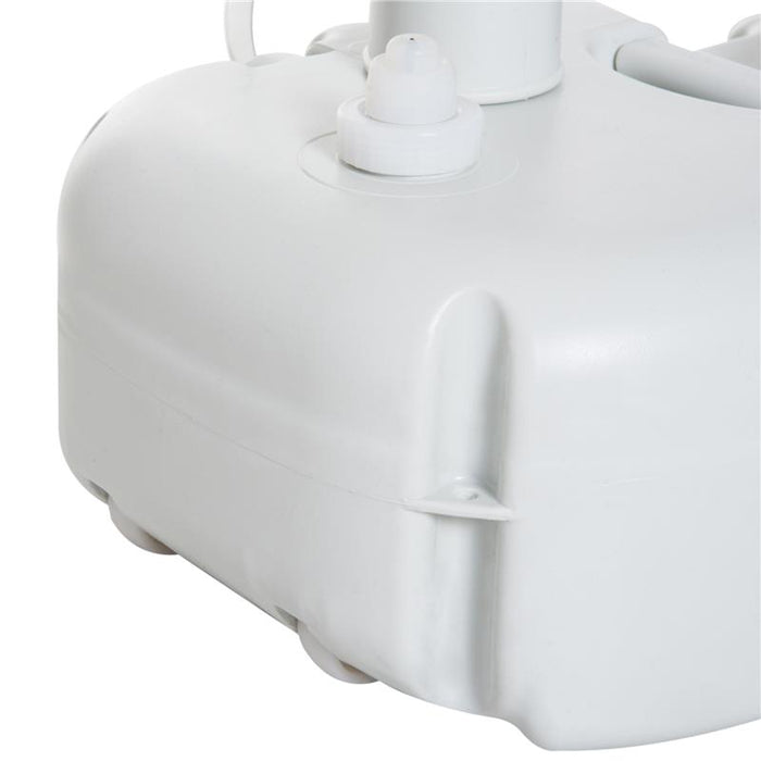 LAVABO PORTATILE SERBATOIO ACQUA 17 L SAPONE 3.5 L CISTERNA DI SCARICO 24 L