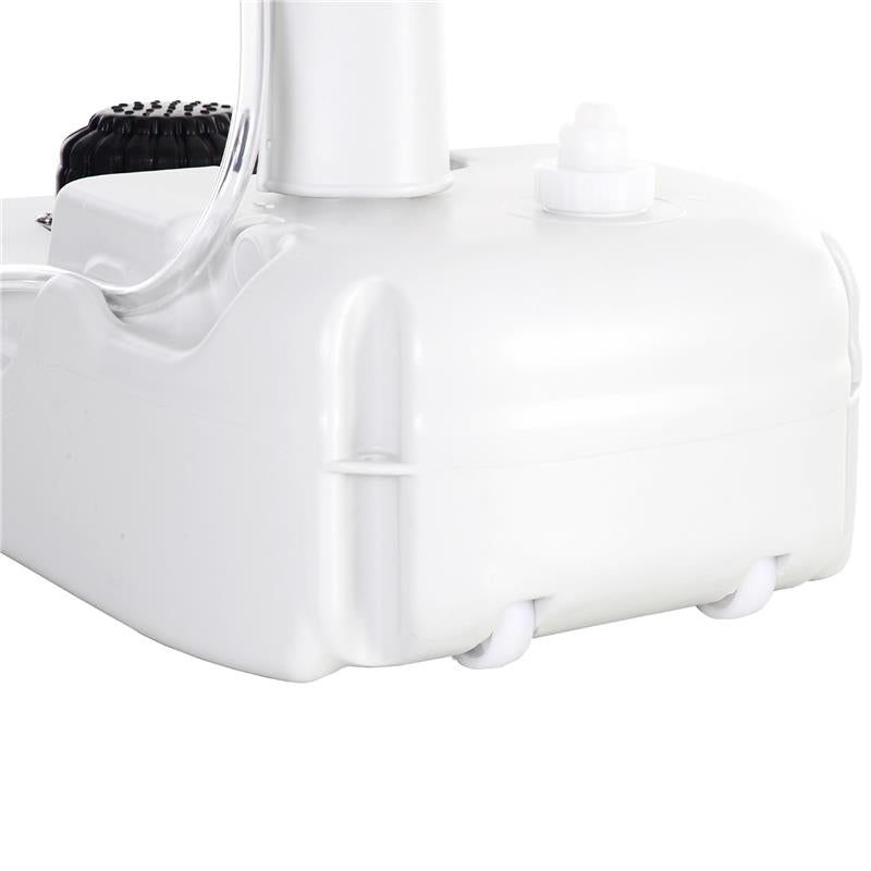 LAVABO PORTATILE DA CAMPEGGIO CON 2 RUOTE SERBATOIO ACQUA 17 L E SAPONE 3.5 L