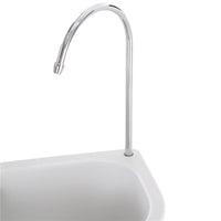 LAVABO PORTATILE DA CAMPEGGIO CON 2 RUOTE SERBATOIO ACQUA 17 L E SAPONE 3.5 L