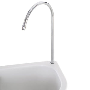 LAVABO PORTATILE DA CAMPEGGIO CON 2 RUOTE SERBATOIO ACQUA 17 L E SAPONE 3.5 L