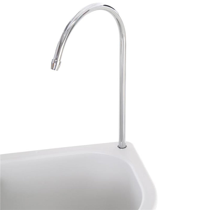 LAVABO PORTATILE DA CAMPEGGIO CON 2 RUOTE SERBATOIO ACQUA 17 L E SAPONE 3.5 L