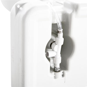 LAVABO PORTATILE DA CAMPEGGIO CON 2 RUOTE SERBATOIO ACQUA 17 L E SAPONE 3.5 L