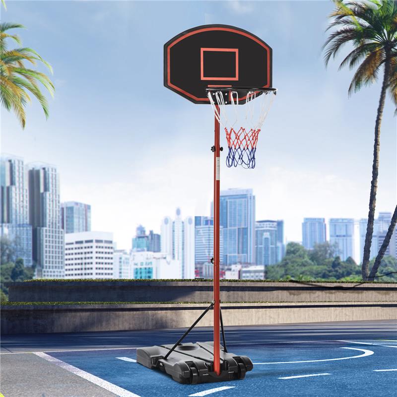 CANESTRO PORTATILE CON ALTEZZA REGOLABILE E BASE RIEMPIBILE 73 X 125 X 220 CM