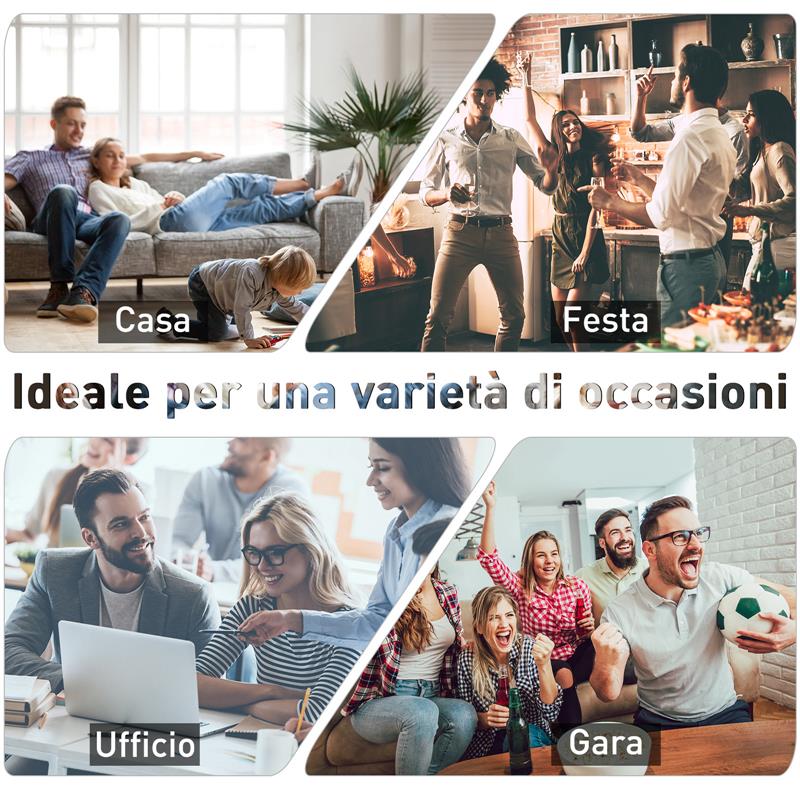 CALCIO BALILLA PROFESSIONALE IN MDF CON 2 PALLINE SEGNAPUNTI 22 GIOCATORI