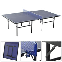 TAVOLO PING PONG PIEGHEVOLE IN LEGNO MDF E ACCIAIO 152.5 X 274 X 76 CM