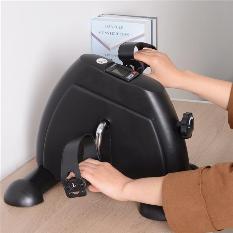MINI PEDALIERA CYCLETTE PER GAMBE E BRACCIA NERO