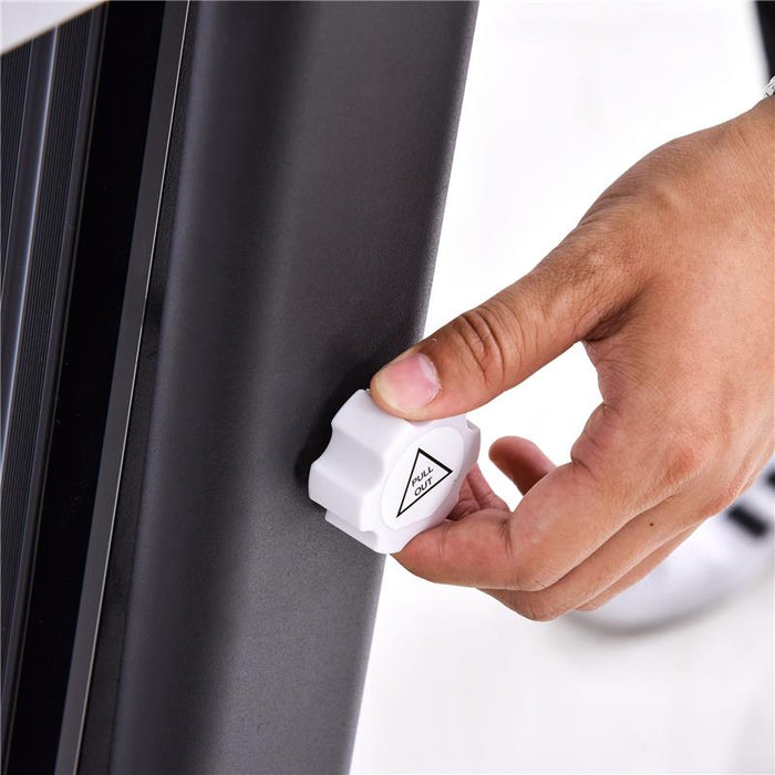 TAPIS ROULANT ELETTRICO PIEGHEVOLE 1-12KM/H MOTORE 500 W SCHERMO LCD NERO