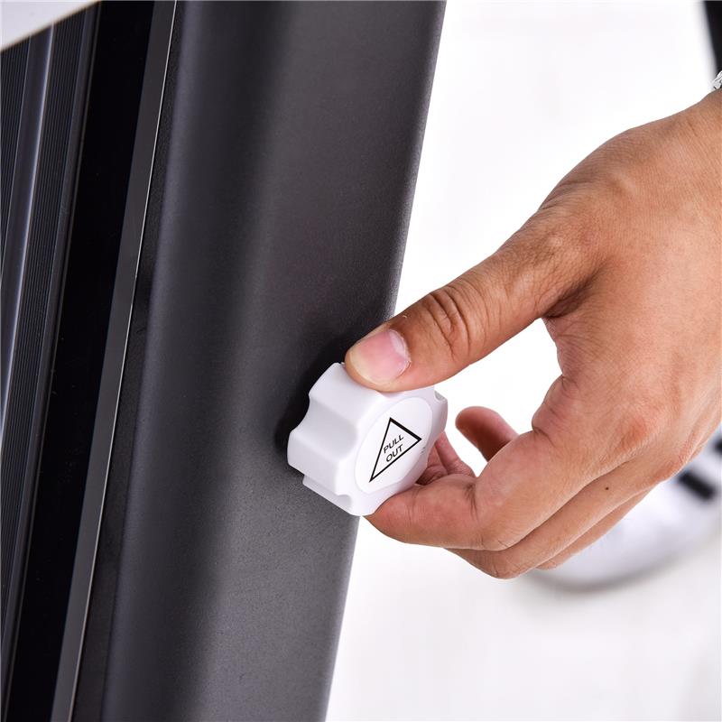 TAPIS ROULANT ELETTRICO PIEGHEVOLE 1-12KM/H MOTORE 500 W SCHERMO LCD NERO