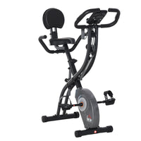 CYCLETTE PIEGHEVOLE CON SCHIENALE BANDE ELASTICHE E DISPLAY LCD GRIGIA