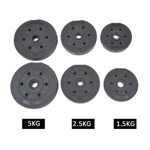 SET MANUBRI PALESTRA 40 KG 2 MANUBRI IN ACCIAIO CON 12 PESI DA 5KG 2.5KG 1.5 KG