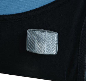 RIMORCHIO BICI PER CANI 130 X 90 X 110 CM AZZURRO E NERO